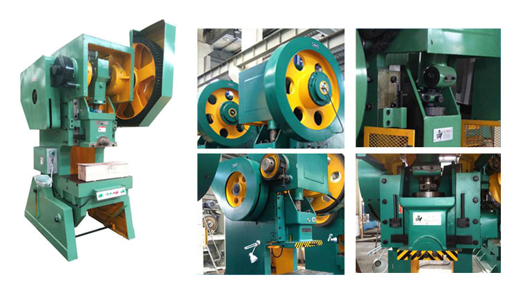 400 टन लहान वायवीय पॉवर पंच प्रेस यांत्रिक विक्षिप्त पंचिंग मशीन