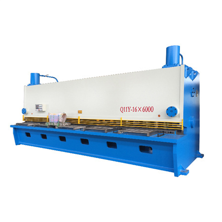 HAAS प्रकार हायड्रॉलिक गिलोटिन सीएनसी शीअरिंग मशीन, E21S CNC प्रणालीसह सुसज्ज.