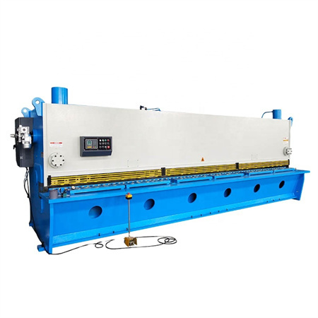 HAAS प्रकार हायड्रॉलिक गिलोटिन सीएनसी शीअरिंग मशीन, E21S CNC प्रणालीसह सुसज्ज.