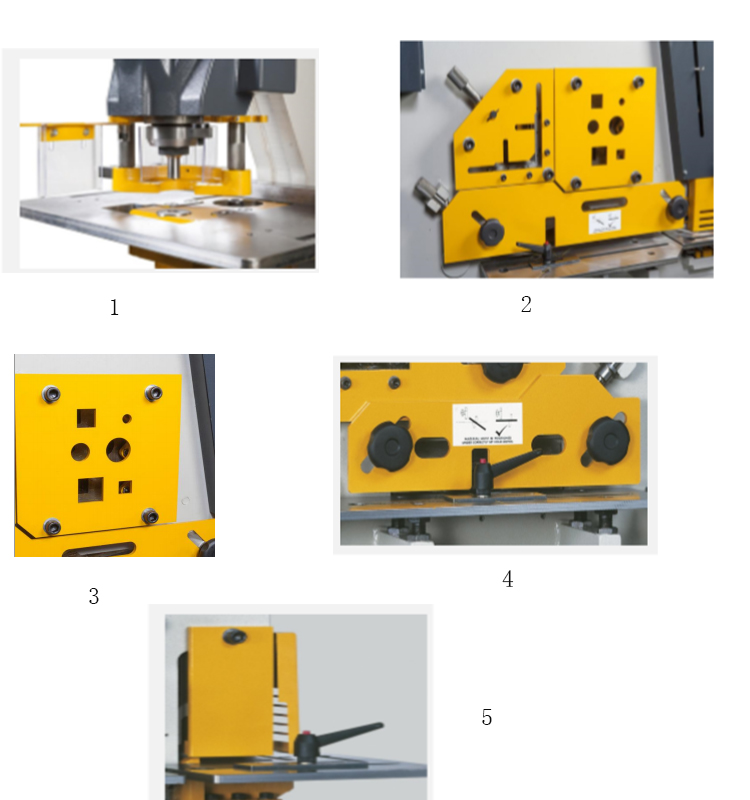 पंचिंग क्रॉपिंग नॉचिंग कटिंगसाठी मेटल कटिंग हायड्रोलिक स्टीलवर्कर्स मशीन